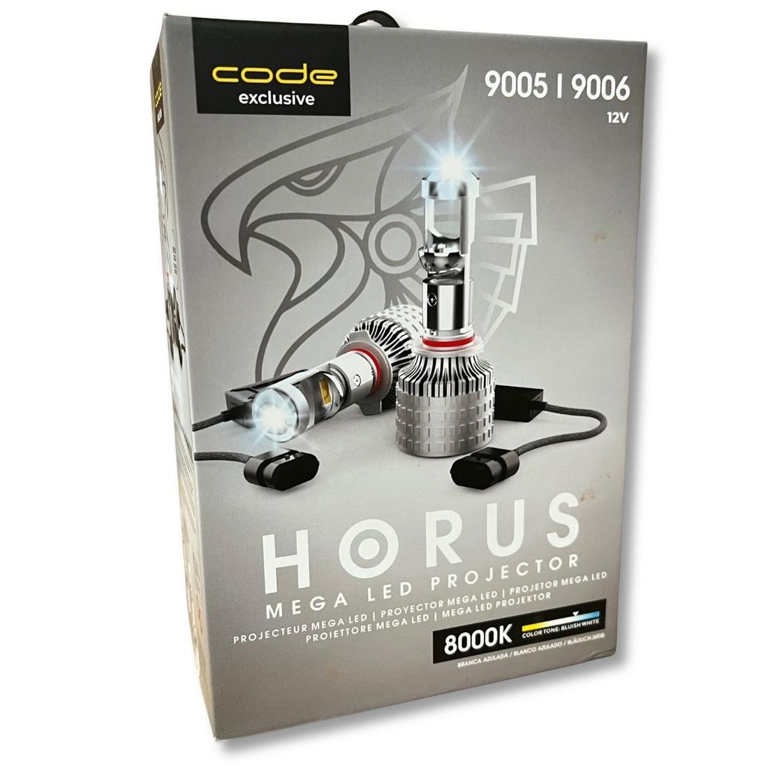 Kit 2 Lâmpadas Mega Led Code Horus 9005 9006 12V 8000K