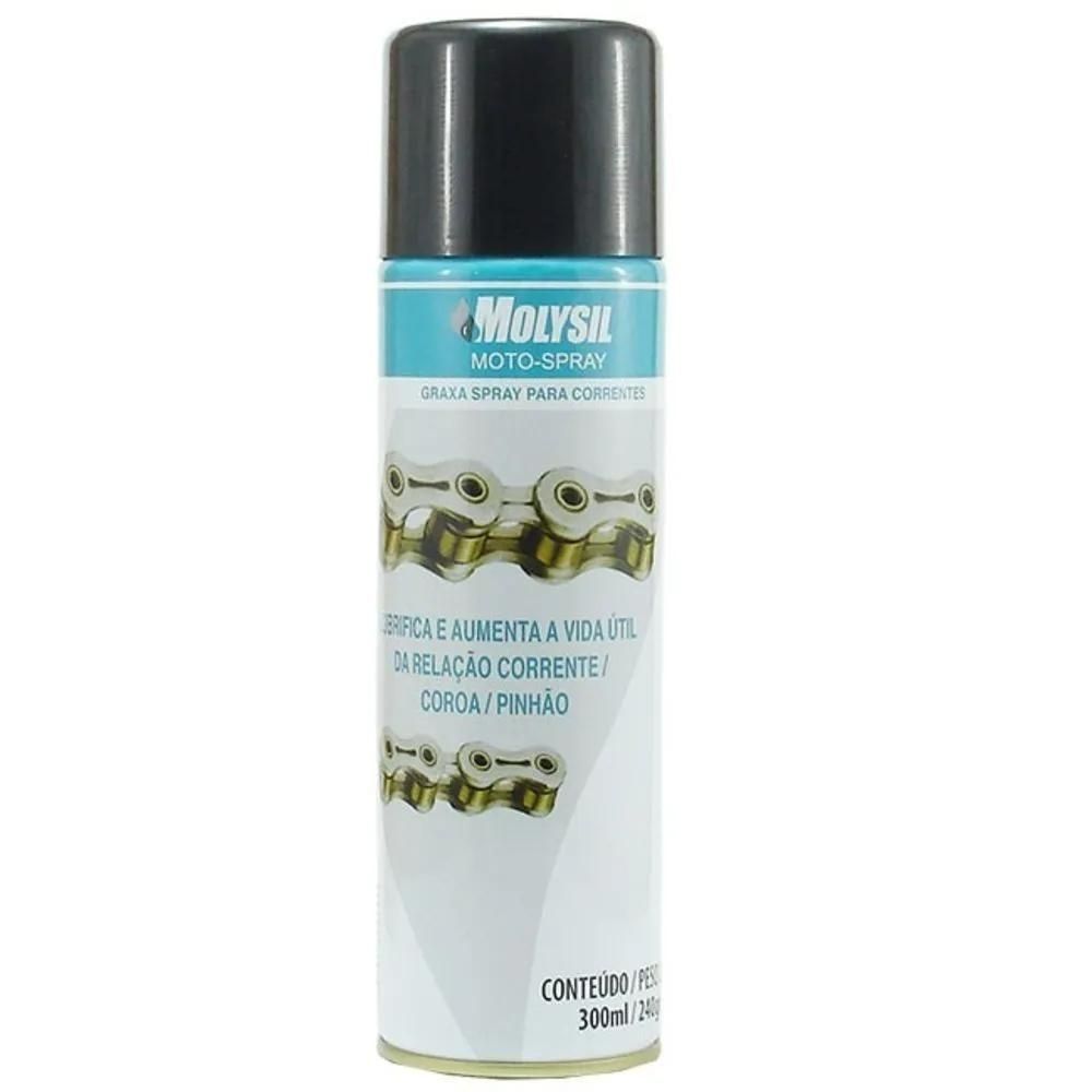 Graxa Líquida Moto Spray 300ml - Molykote Graxa Líquida Moto Spray 300ml - Molykote