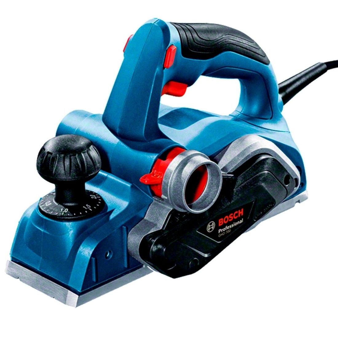 Plaina Bosch GHO 700 com 700W 220V, 2 Lâminas e Saco coletor de pó Plaina Bosch GHO 700 com 700W 220V, 2 Lâminas e Saco coletor de pó