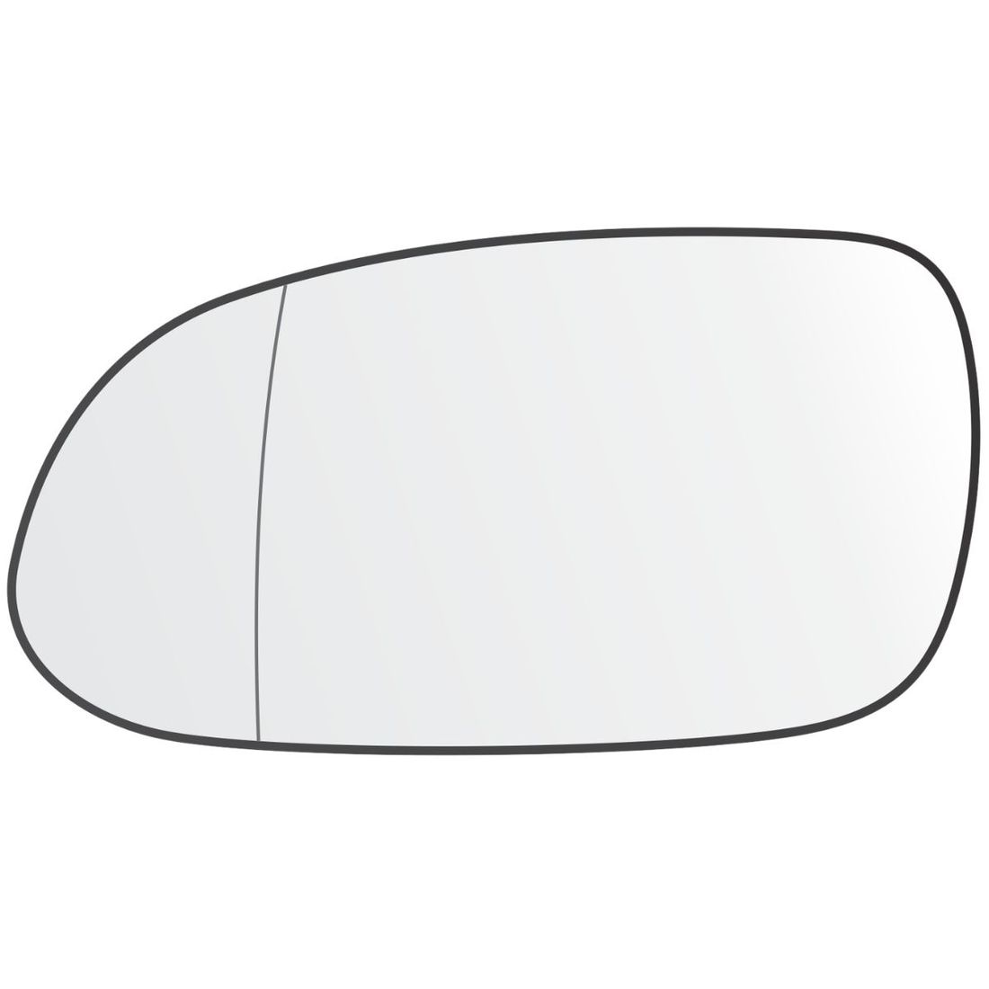 Lente Retrovisor Esquerdo Mercedes Classe A (Térmico/Asférico)