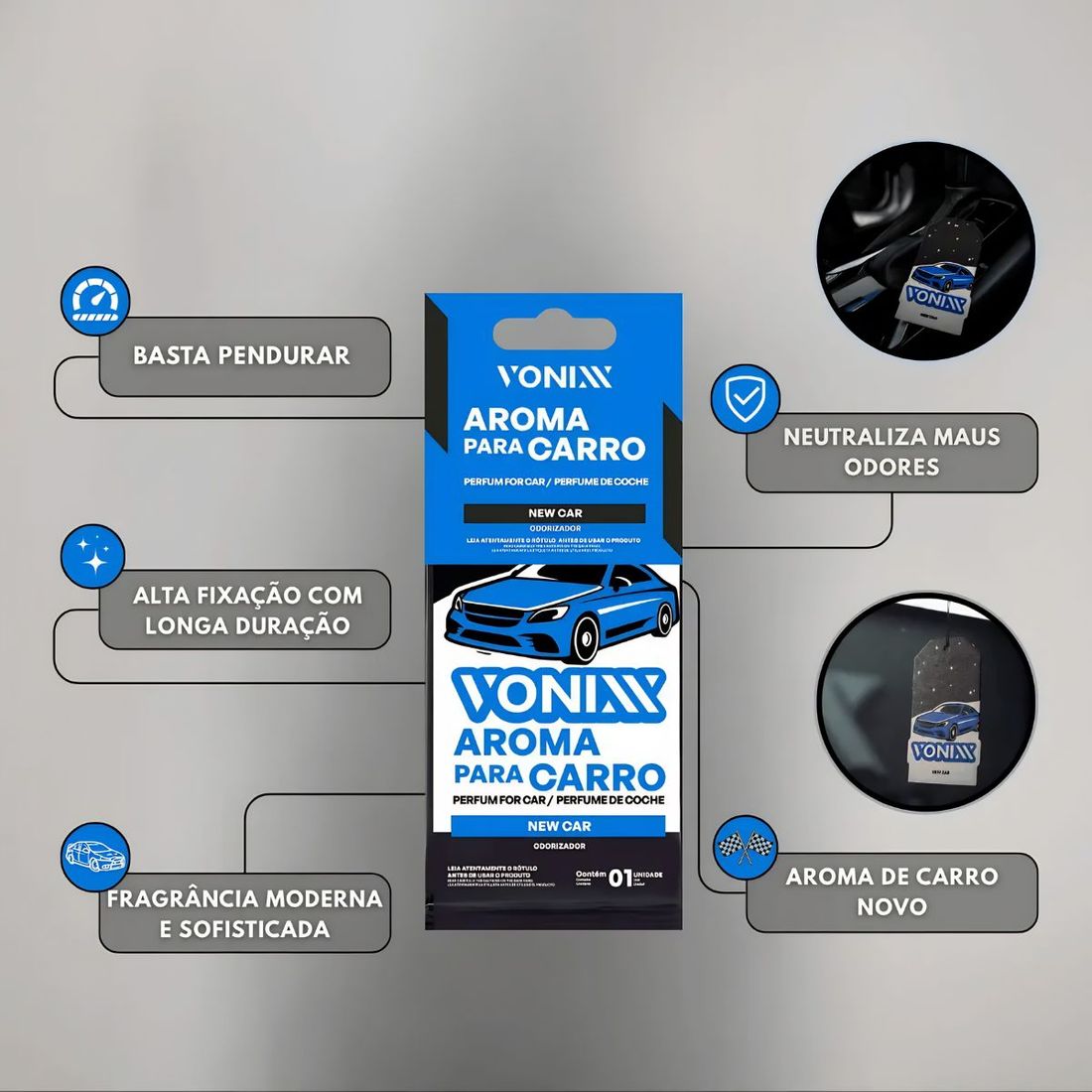 Aromatizante New Car Vonixx Aromatizante New Car Vonixx