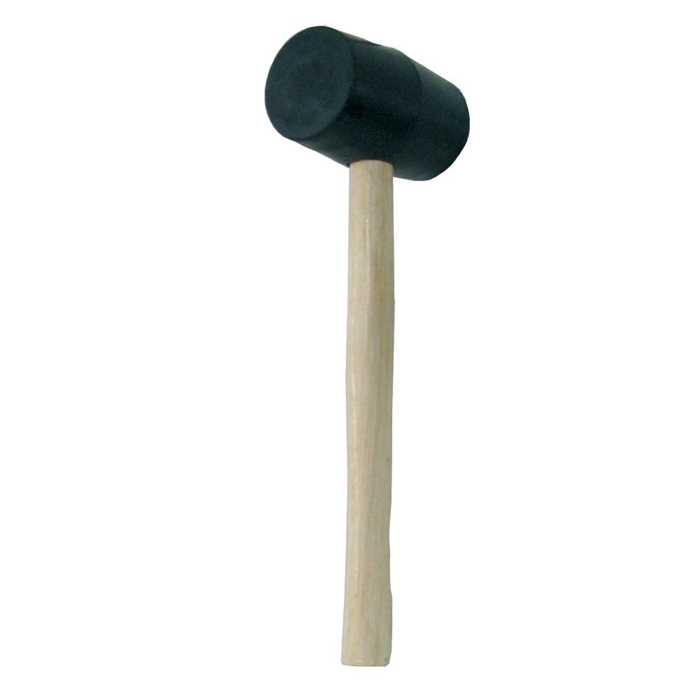 Martelo de Borracha Preto 60mm 500g - Carbografite