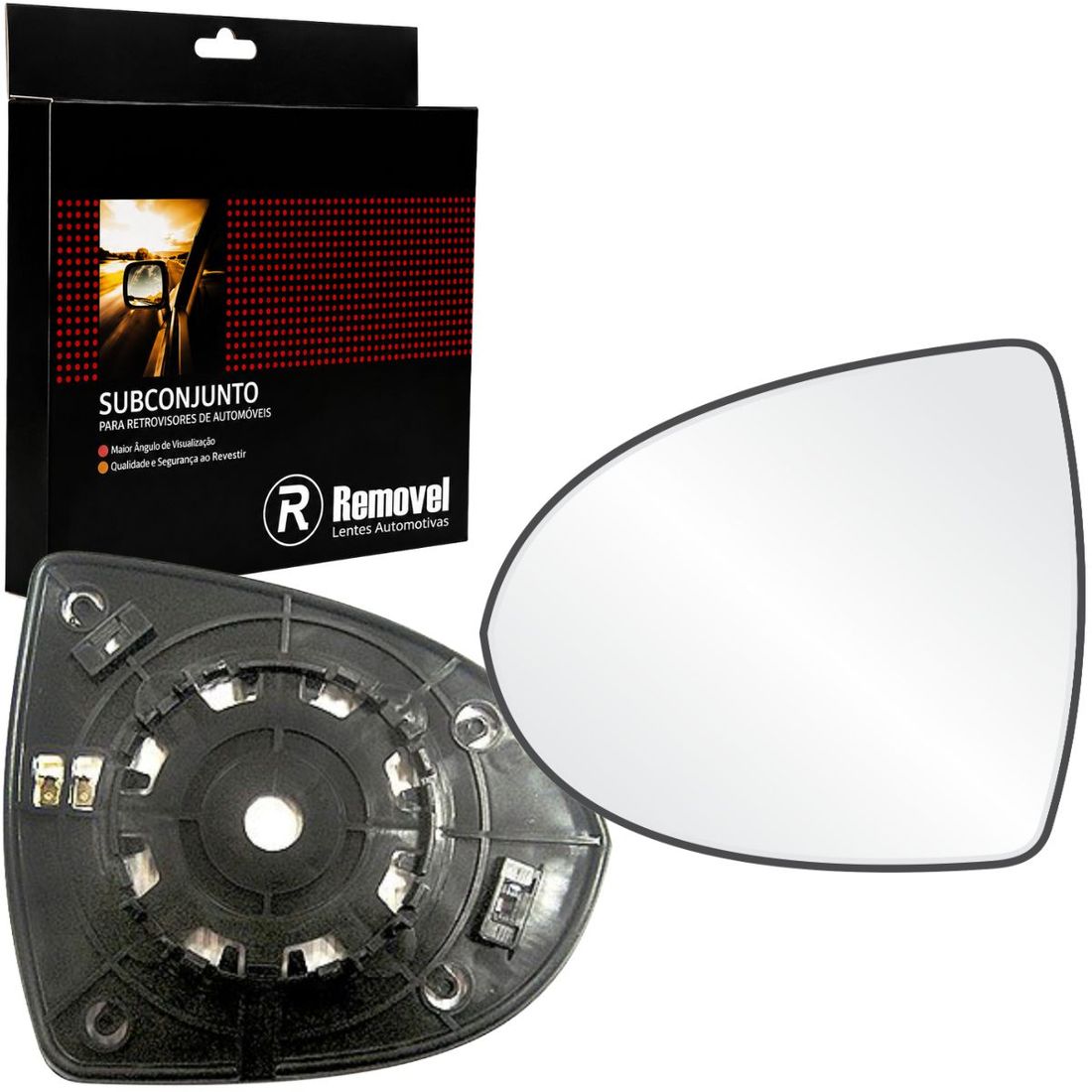 Lente Retrovisor Esquerdo Sportage 2013 A 2019 (Térmico)