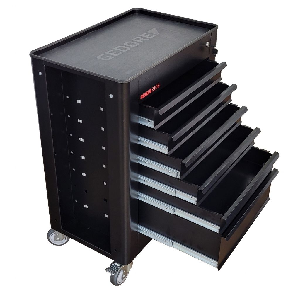 Carro Para Ferramentas Gedore RED Preto 6 Gavetas