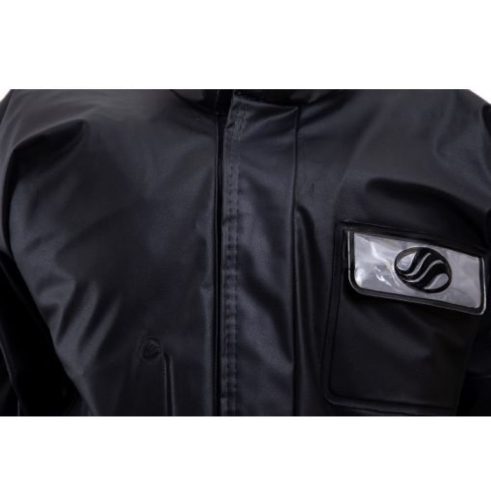 Conjunto Capa Chuva Moto Emborrachada Impermeavel Com Gola GG