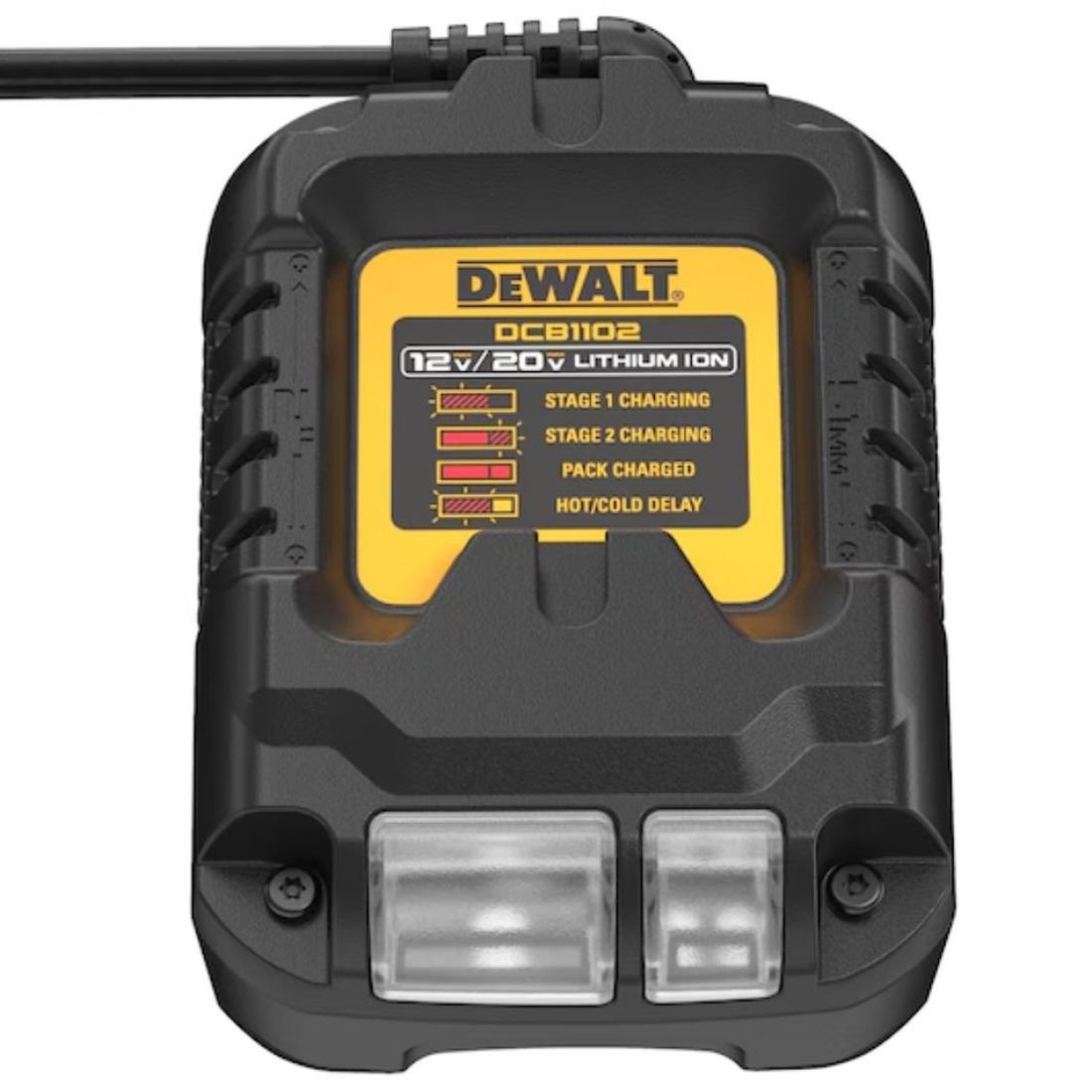 Carregador Baterias 12V-20V 2Ah Bivolt DCB1102-BR DeWalt