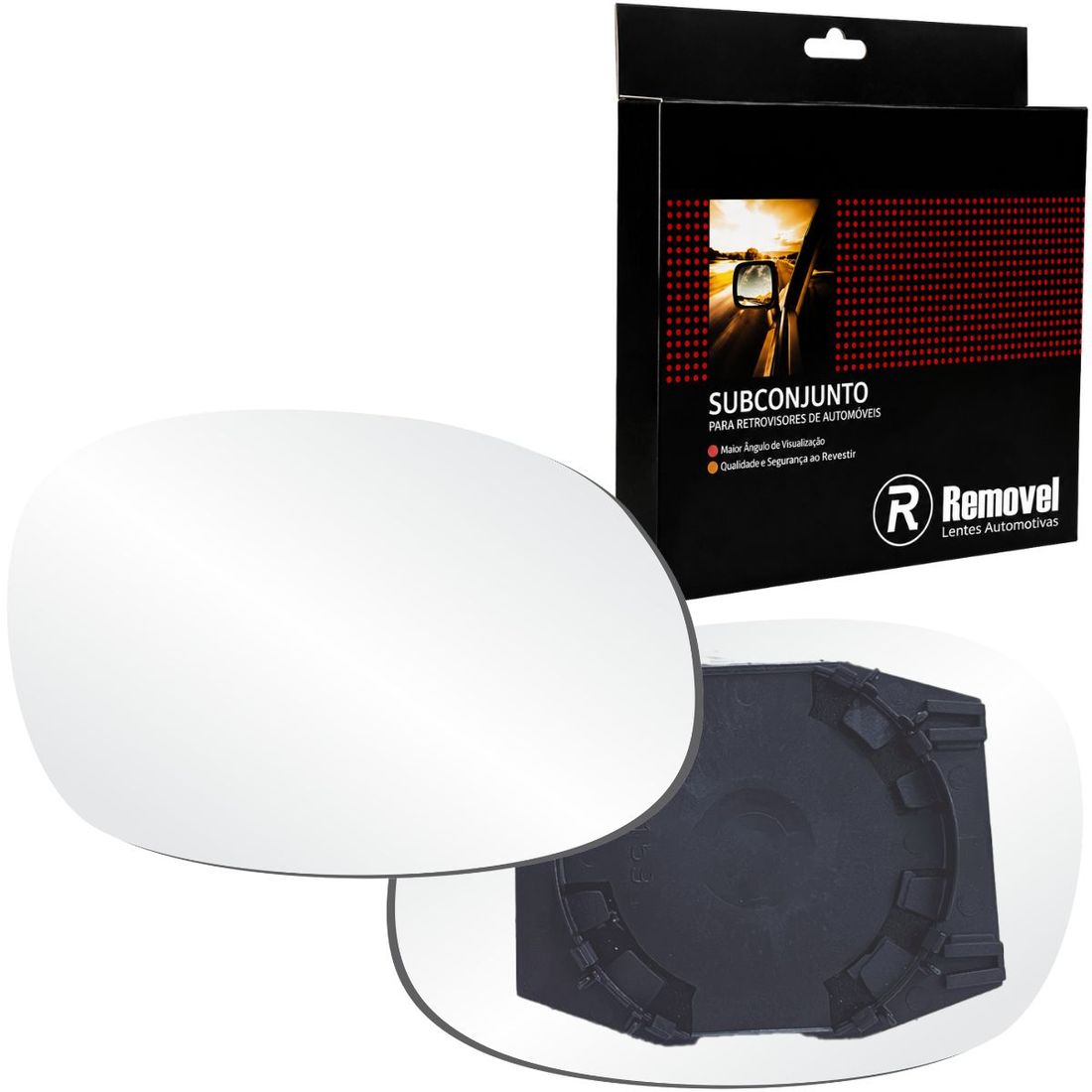 Lente Retrovisor Direito Peugeot 206 1999 A 2009 207 2009 A 2014 Lente Retrovisor Direito Peugeot 206 1999 A 2009 207 2009 A 2014