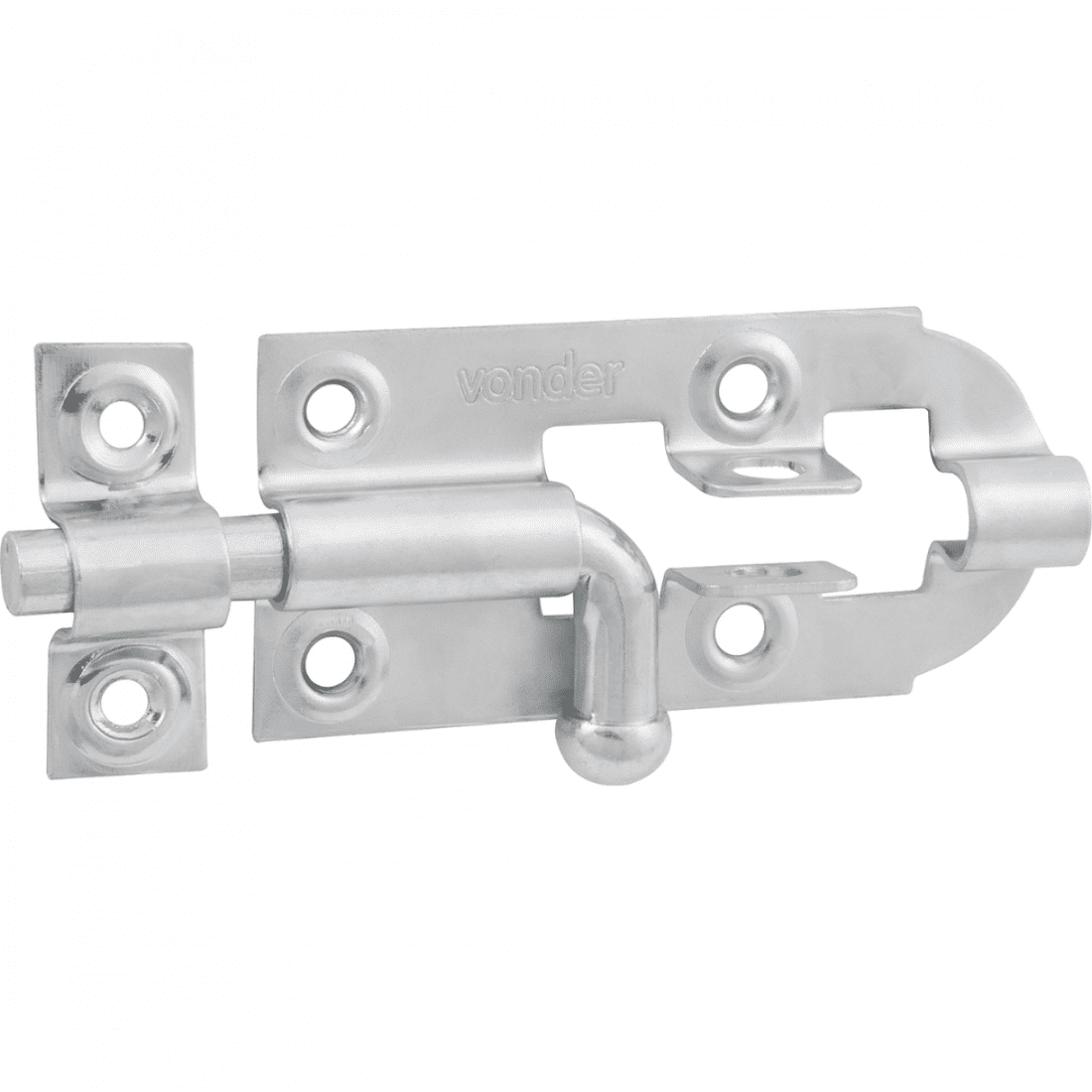 Fecho Redondo Zincado 2.1/2 Polegada Vonder Tranca 63mm Fecho Redondo Zincado 2.1/2 Polegada Vonder Tranca 63mm