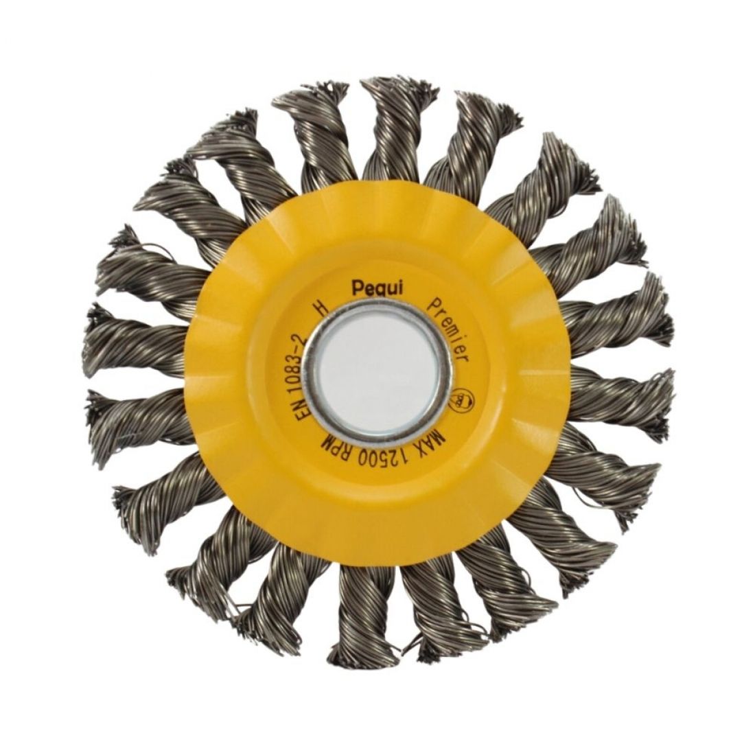 Escova Aço Inox Trançado Tipo Circular 115mm (4.1/2")