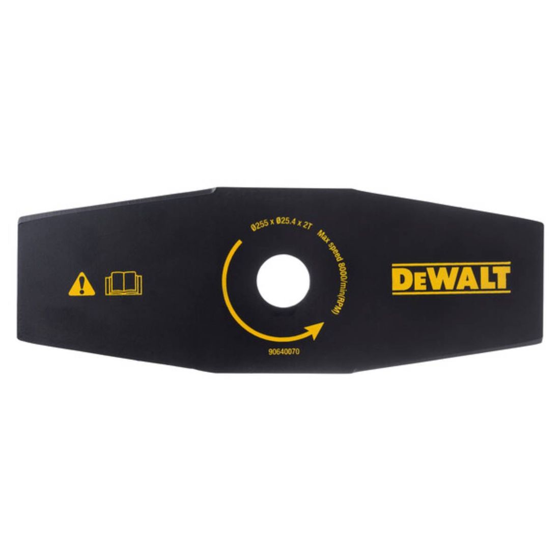 LÂMINA ROÇADEIRA DEWALT 2 PONTAS 255mm FURO 1 LÂMINA ROÇADEIRA DEWALT 2 PONTAS 255mm FURO 1