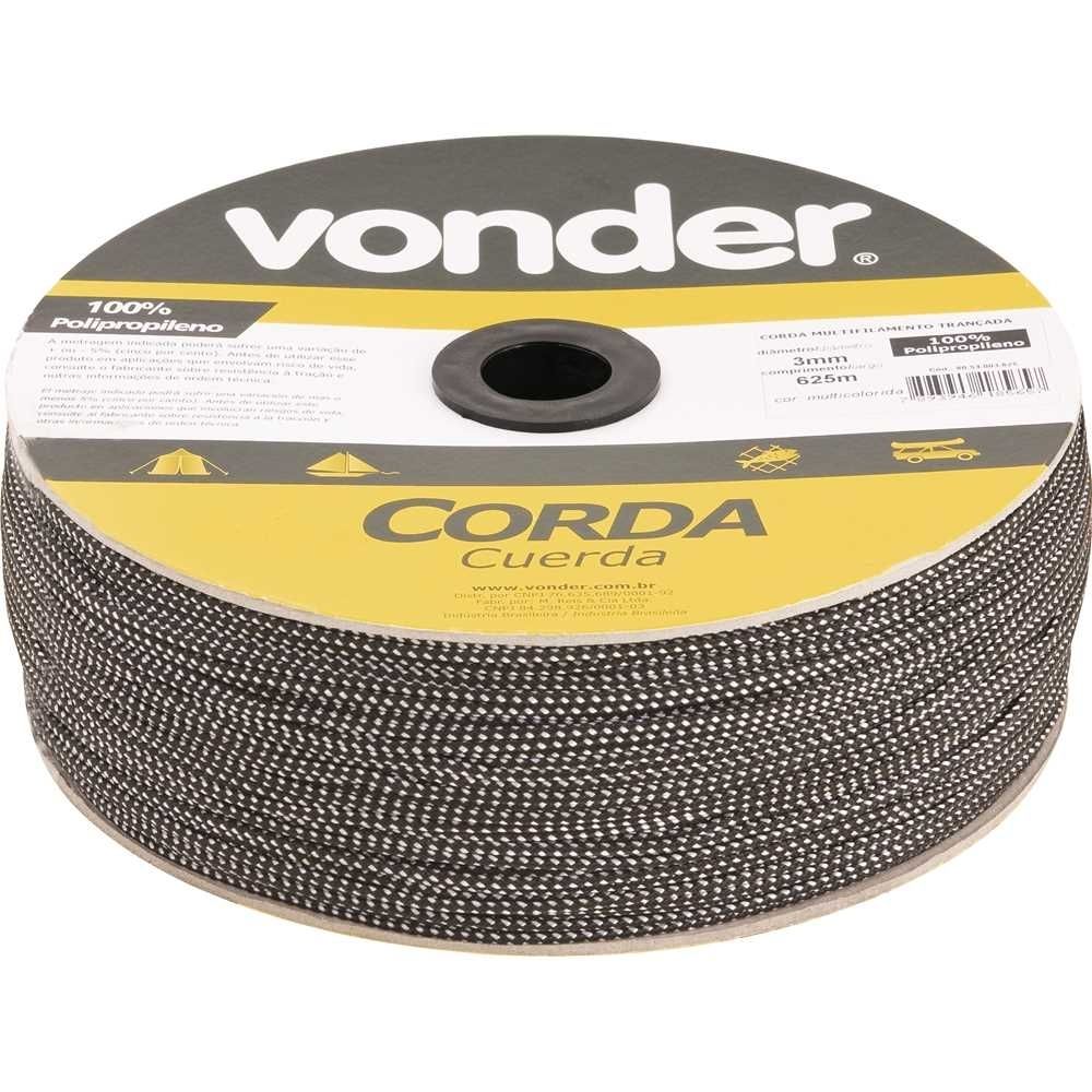 Corda Multifilamento Trançada 6mm Vonder