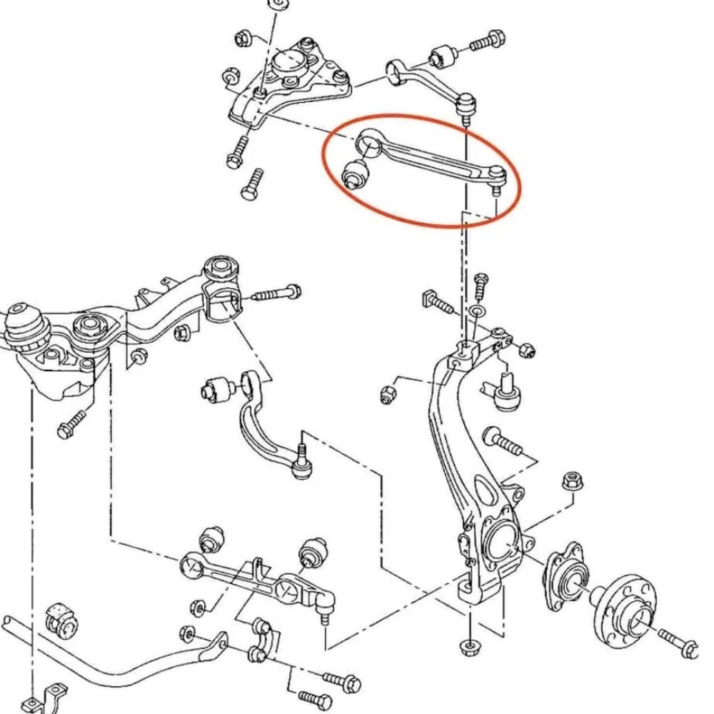 Braço Dianteiro Superior Audi Esquerdo Anterior BRAU4048