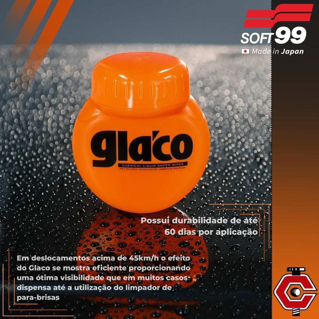 Cristalizador de Vidros Big Glaco 120ml Soft99