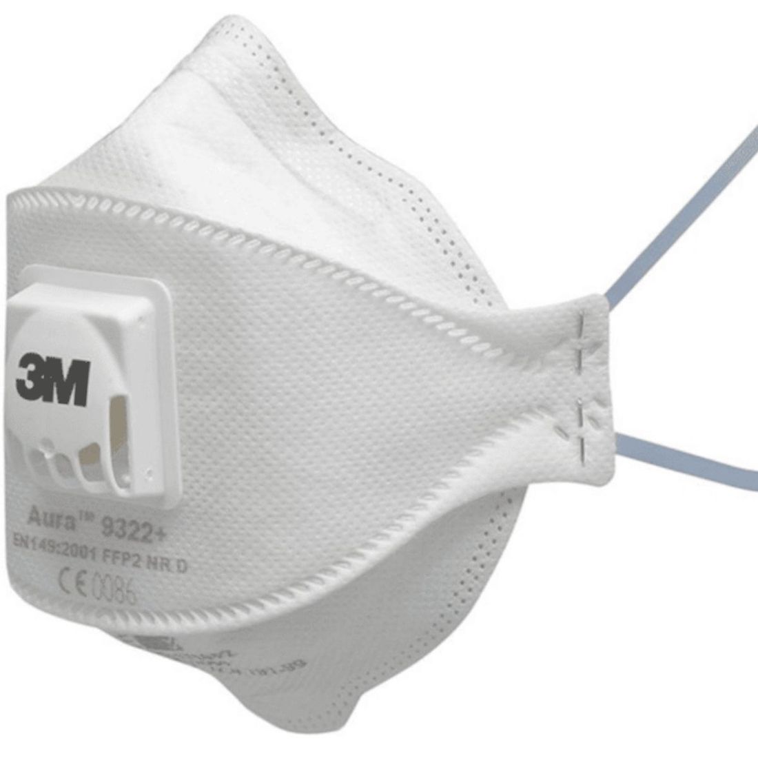 Respirador 3M Aura 9322 PFF2 Tipo Concha Com Válvula