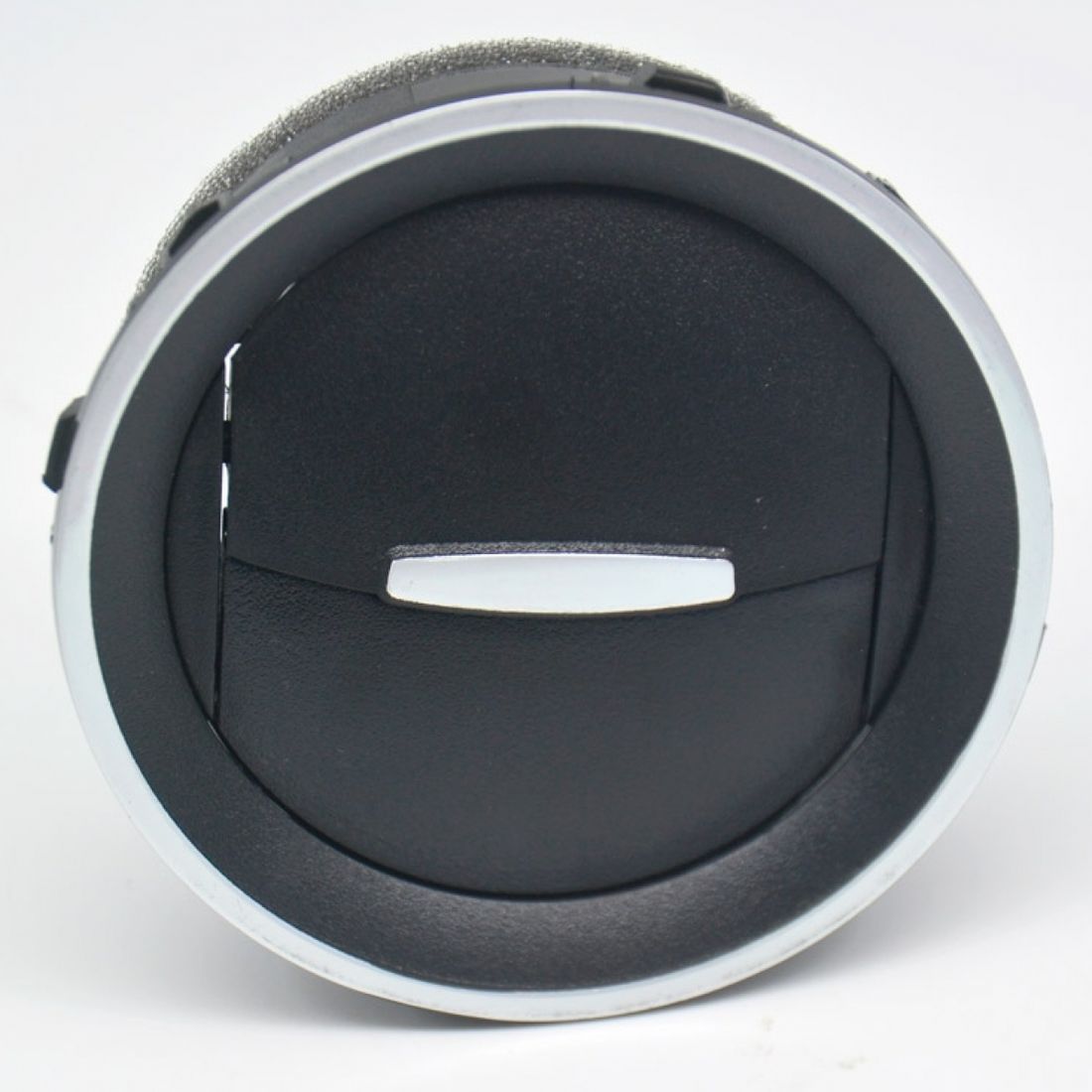 Difusor Ar VW Gol/Voyage/Saveiro G4/G5/G6 Preto C/Aro Prata Central/Lateral