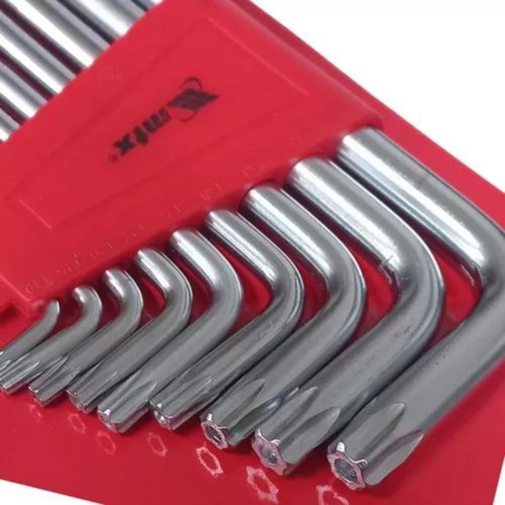 Jogo Chaves Torx T10-T50 9pçs 123059 MTX Jogo Chaves Torx T10-T50 9pçs 123059 MTX