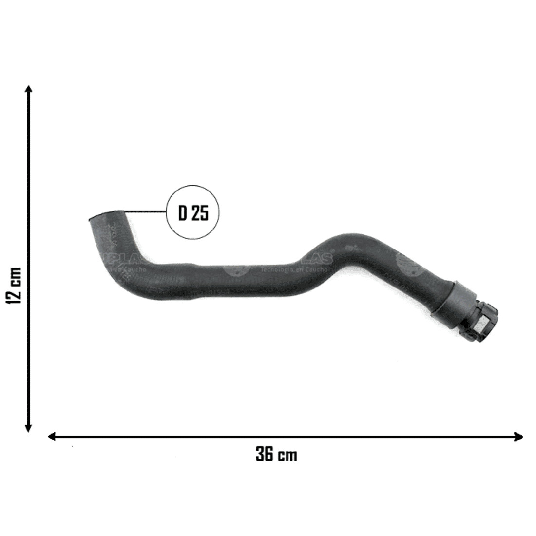 Mangueira Entrada Aquecedor Ford Ecosport 1.6 16v 12/... Sigma