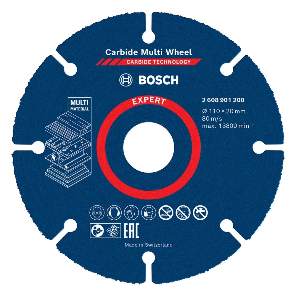 Disco de Corte Madeira Para Serra Mármore MultiWheel Bosch 110mm