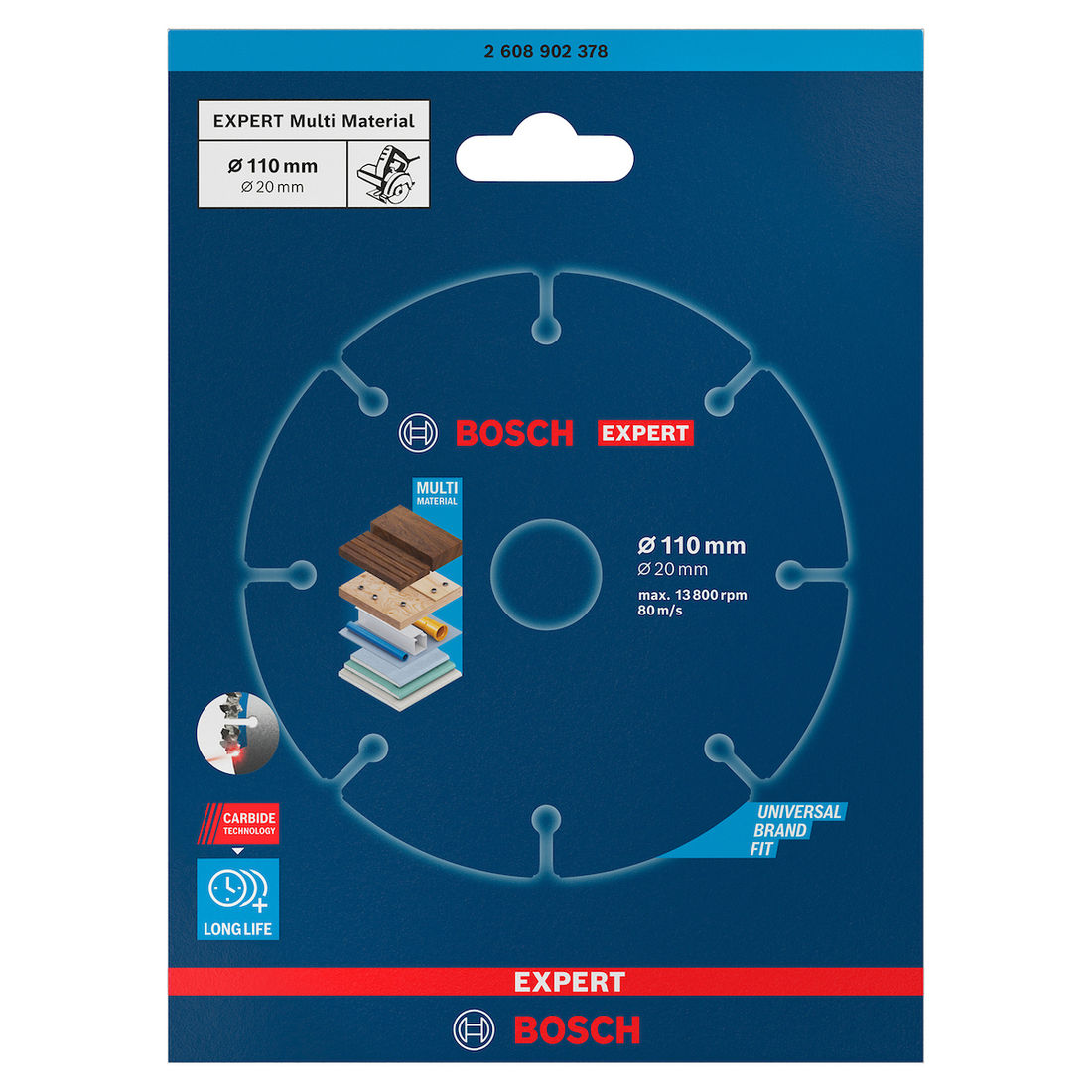 Disco Corte Bosch Carbide Para Madeira 4.3/8"