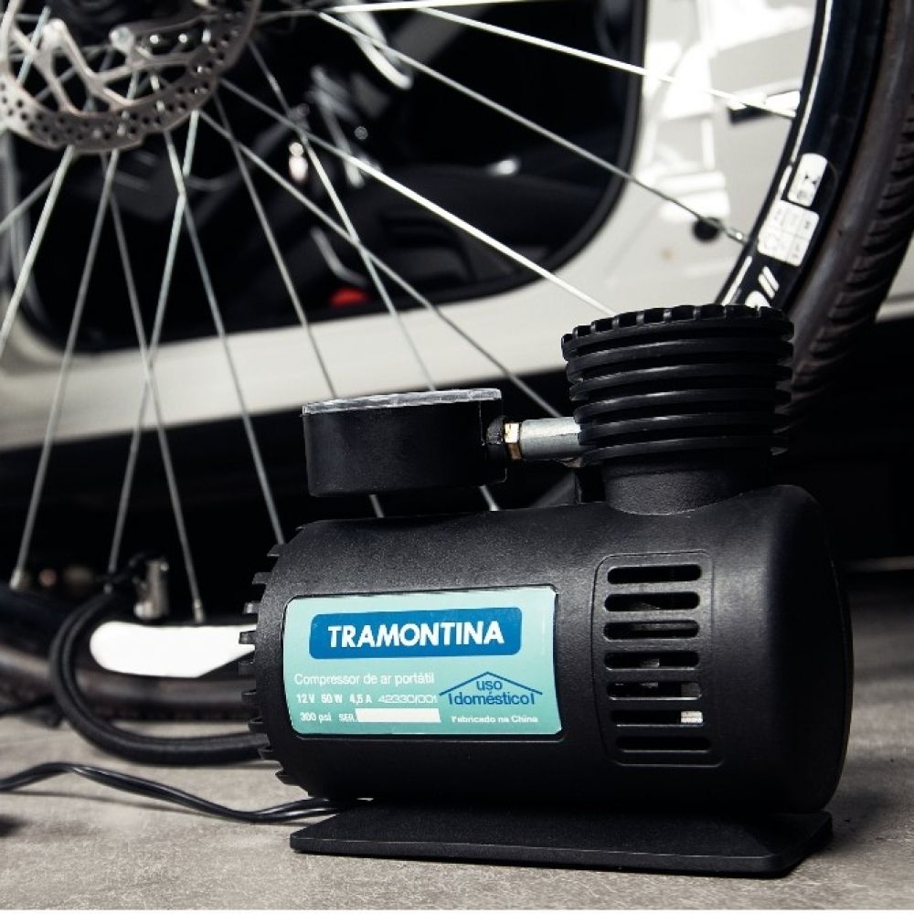 Compressor de Ar Portátil 12V - 50W Tramontina 42330/001