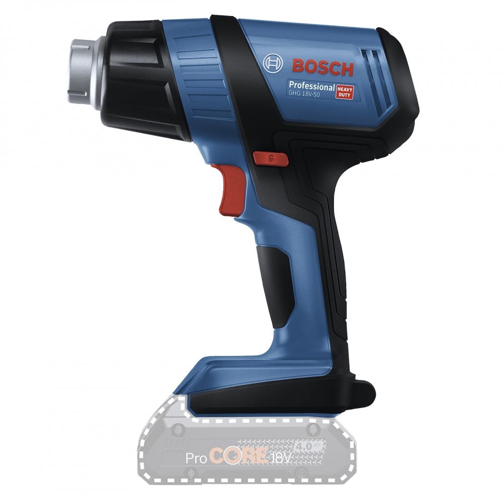 Soprador Térmico Bosch GHG 18V50 SB 18V Sem Bateria e Carregador Soprador Térmico Bosch GHG 18V50 SB 18V Sem Bateria e Carregador