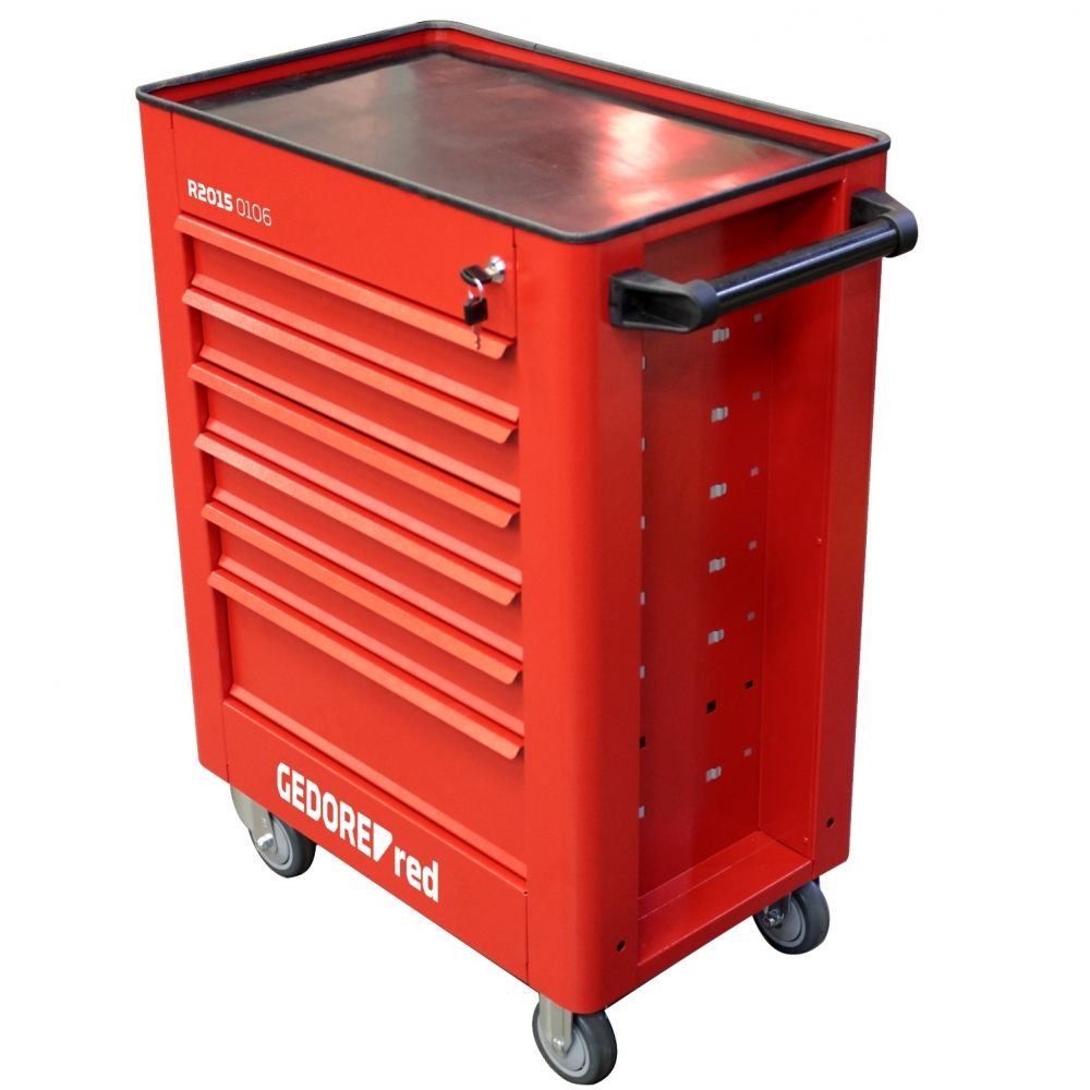 Carro Para Ferramentas Gedore RED Vermelho 6 Gavetas