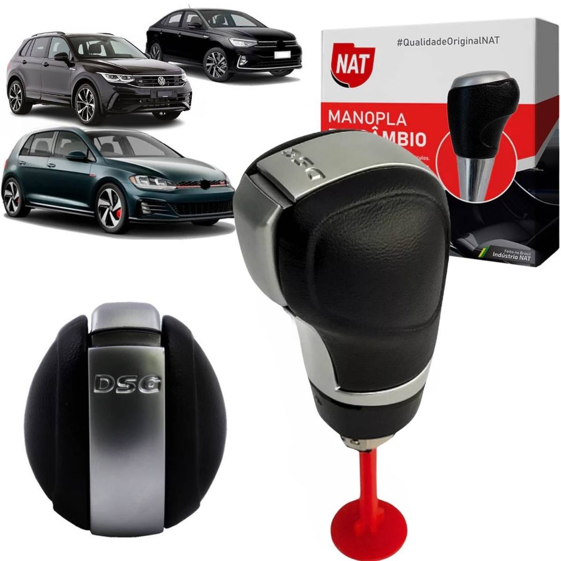 Manopla Câmbio Automático Câmbio DSG Jetta Passat Fusca Golf Variant Tiguan Polo Virtus Manopla Câmbio Automático Câmbio DSG Jetta Passat Fusca Golf Variant Tiguan Polo Virtus