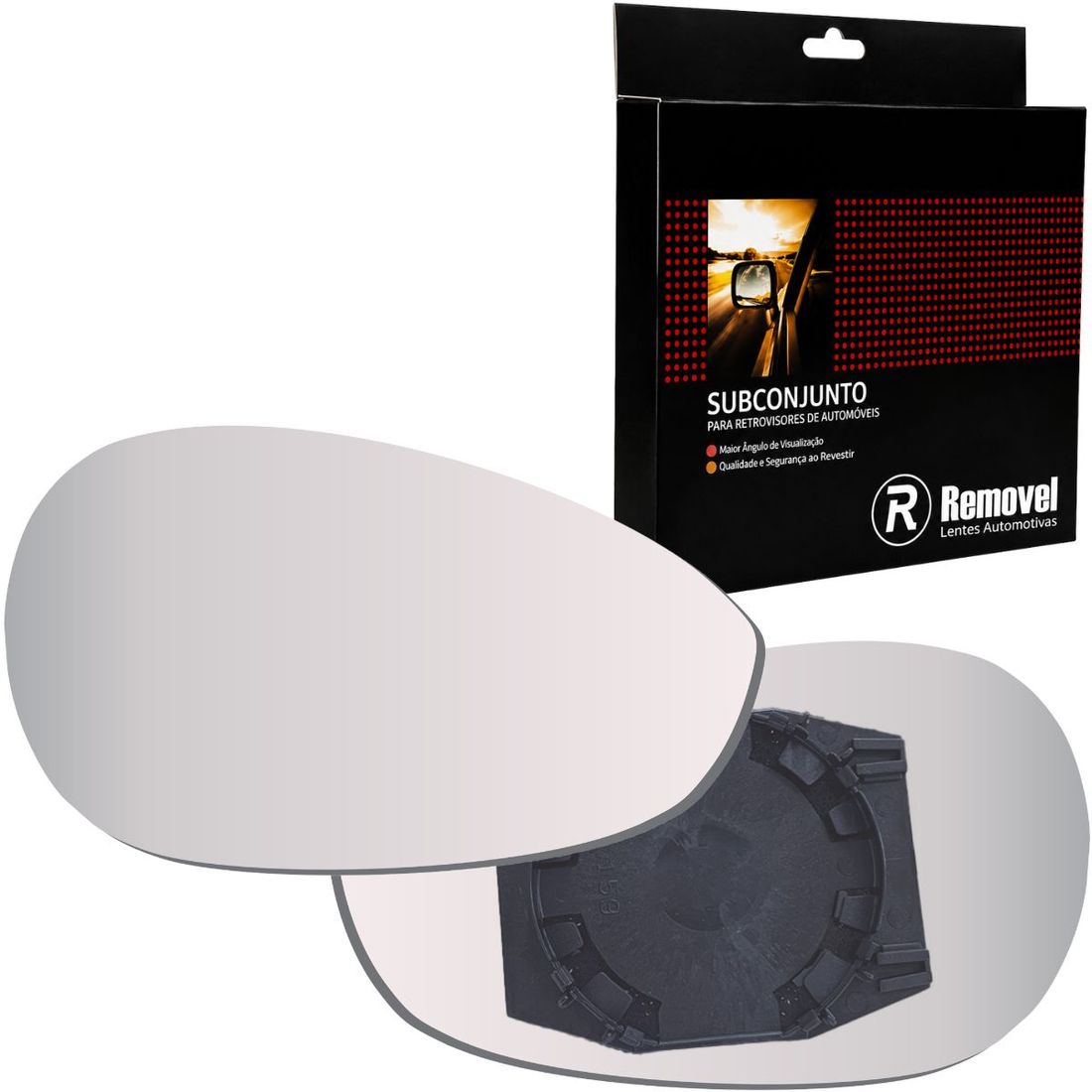 Lente Retrovisor Direito Fiat Punto 2007 A 2017 Fiat 500