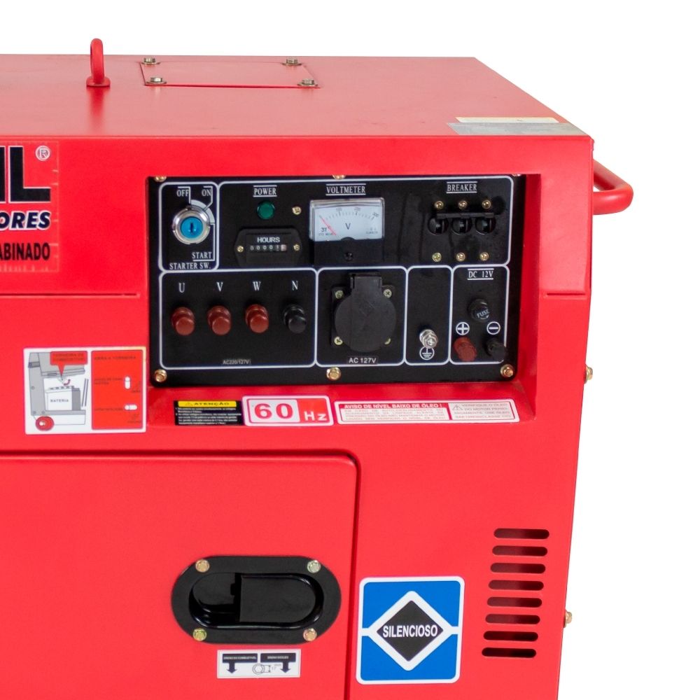 Gerador Diesel 4300W Monofásico 110/220V Motomil MDG-5000ATS