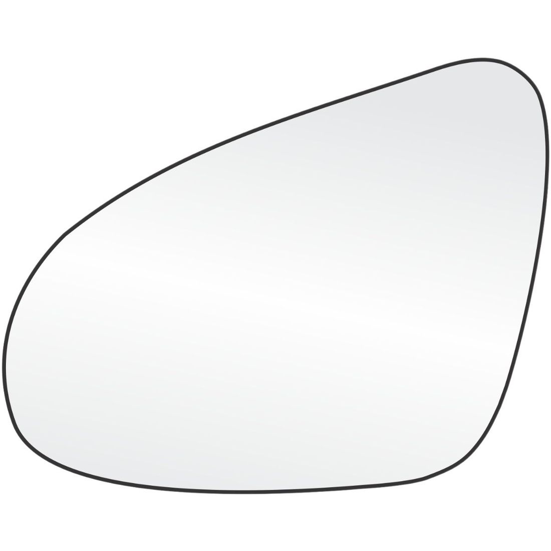 Lente Retrovisor Esquerdo Toyota Etios 2015 A 2019 C/Motor Quadrado