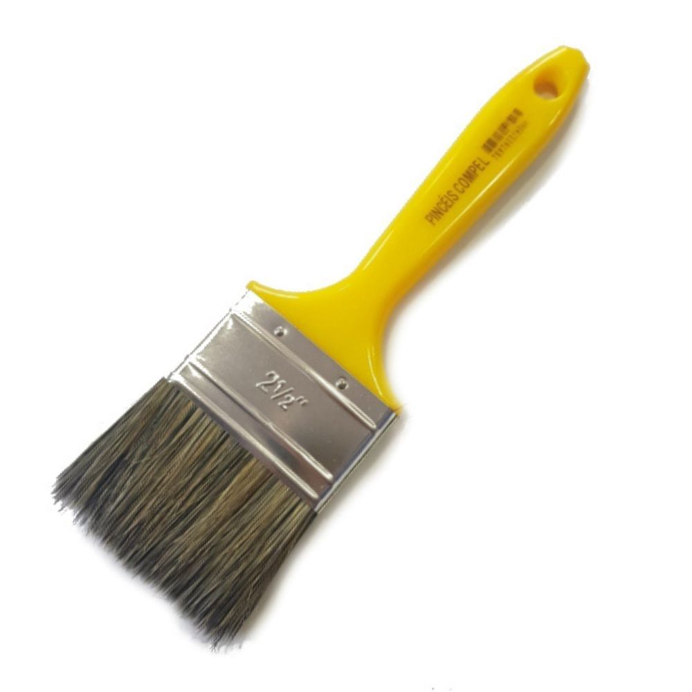 Trincha/Pincel Branca 2.1/2" Compel Trincha/Pincel Branca 2.1/2" Compel