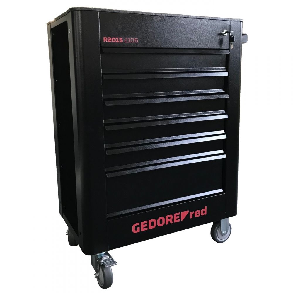 Carro Para Ferramentas Gedore RED Preto 6 Gavetas