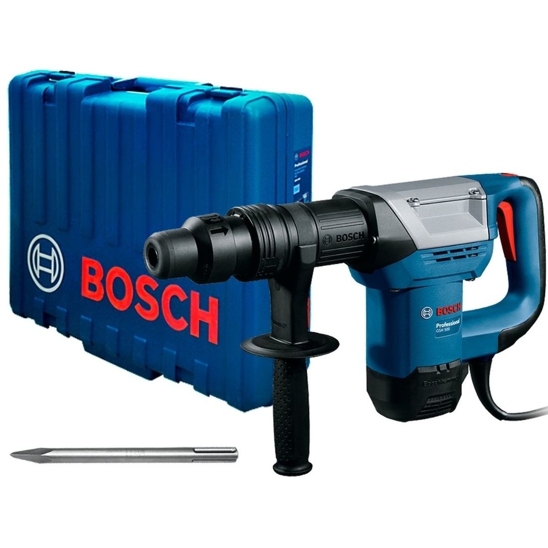 Martelete demolidor Bosch GSH500 7,5J 1100W 220V com maleta Martelete demolidor Bosch GSH500 7,5J 1100W 220V com maleta