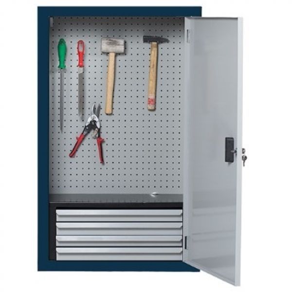 Armário Parede Com Painel e 4 Gavetas ORK AMP-005