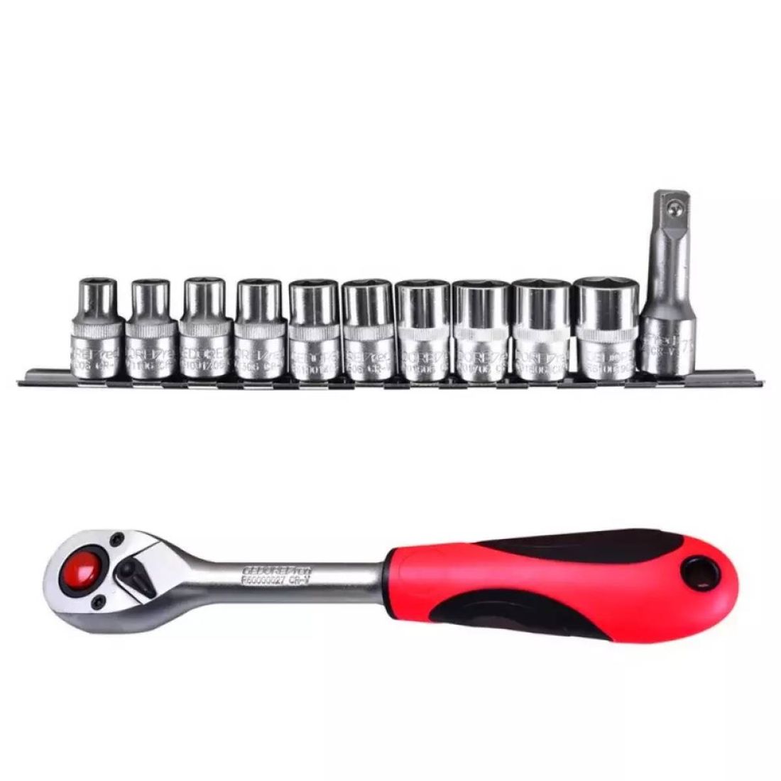 Jogo Soquete Sextavado Gedore Red 10-19 Encaixe 1/2" 12pçs Jogo Soquete Sextavado Gedore Red 10-19 Encaixe 1/2" 12pçs