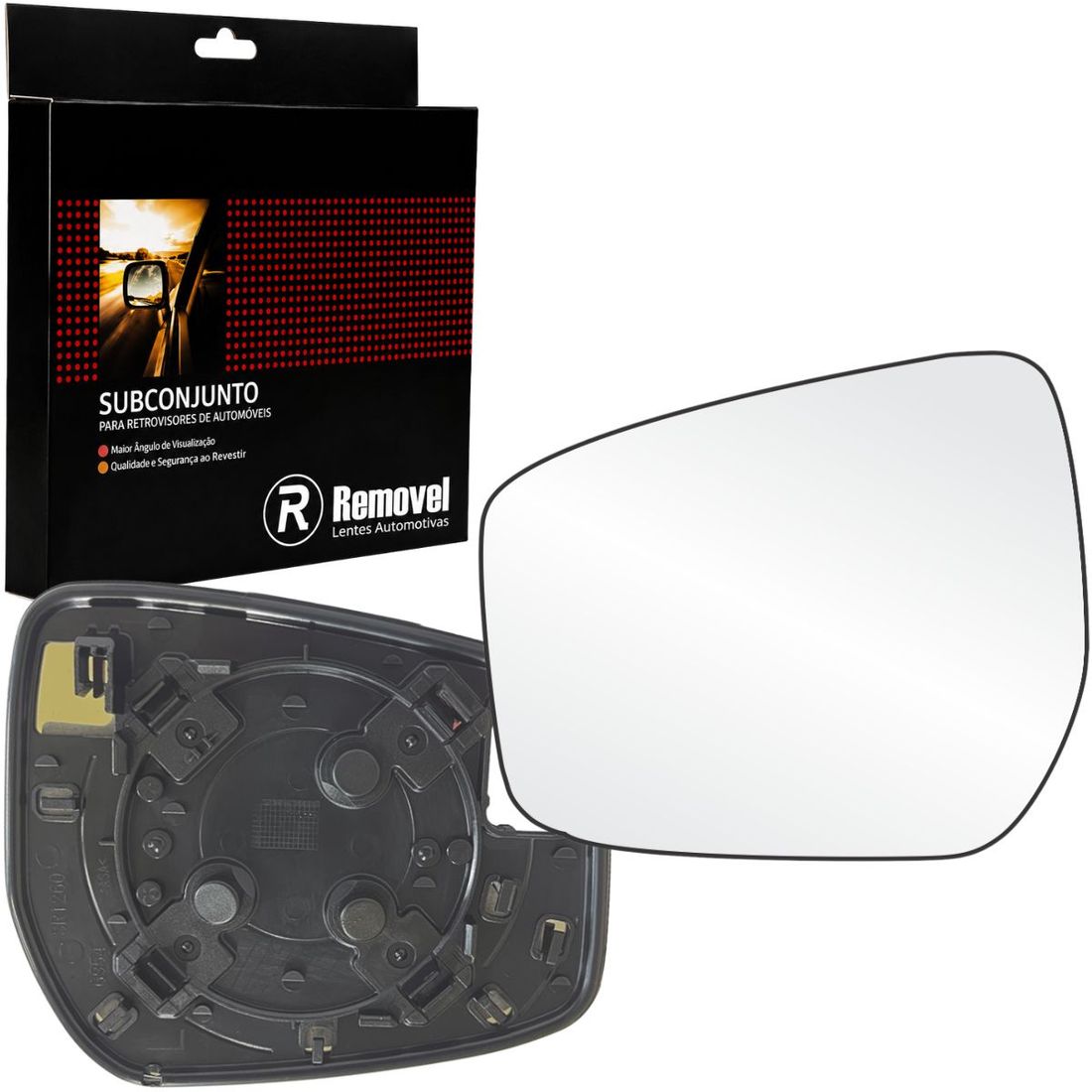 Lente Retrovisor Esquerdo Nissan Kicks 2017 Em Diante Versa 2022 Em Diante