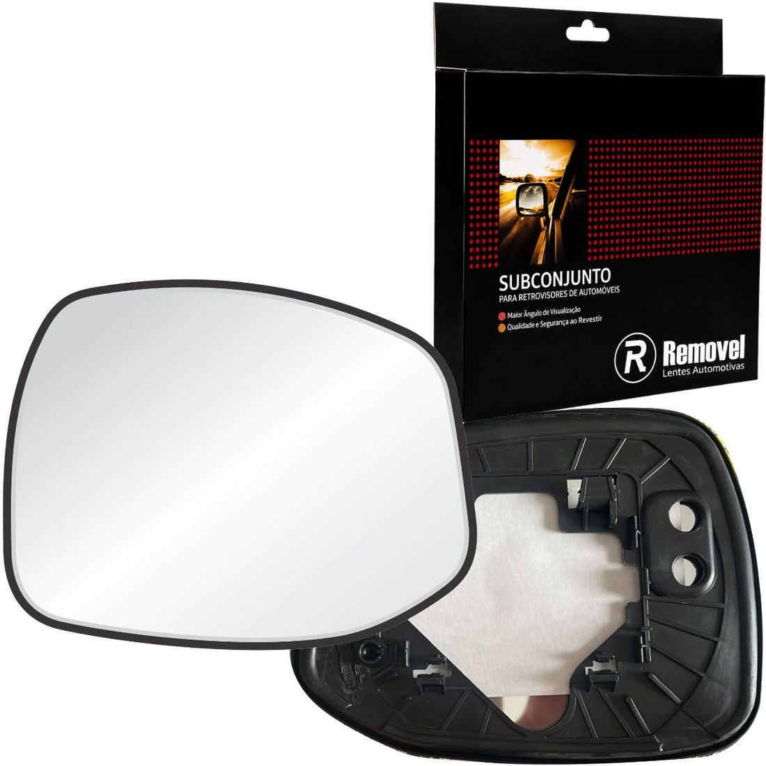 Lente Retrovisor Direito Honda Civic 2012 A 2017 (C/Pisca)