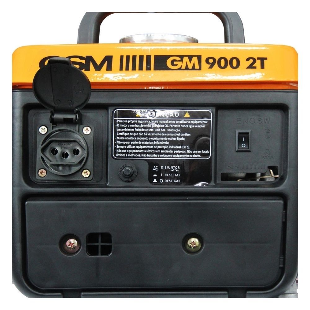 Gerador Gasolina 220V 2T GM-900 CSM Gerador Gasolina 220V 2T GM-900 CSM