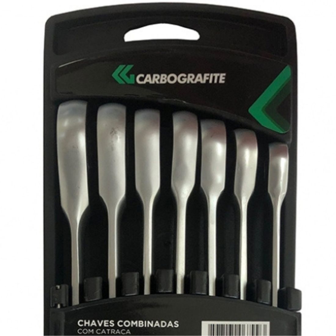 Jogo de Chave Combinada Catraca 8-19mm 7pçs 012672712 Carbografite Jogo de Chave Combinada Catraca 8-19mm 7pçs 012672712 Carbografite