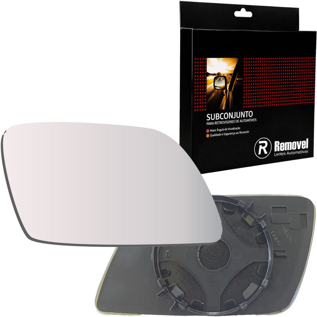 Lente Retrovisor Direito VW Polo 2002 A 2009