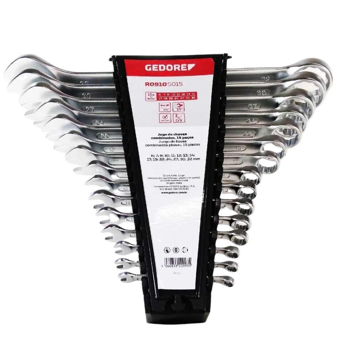 Jogo Chave Combinada Gedore RED 6 A 32mm 15 Peças R09105015