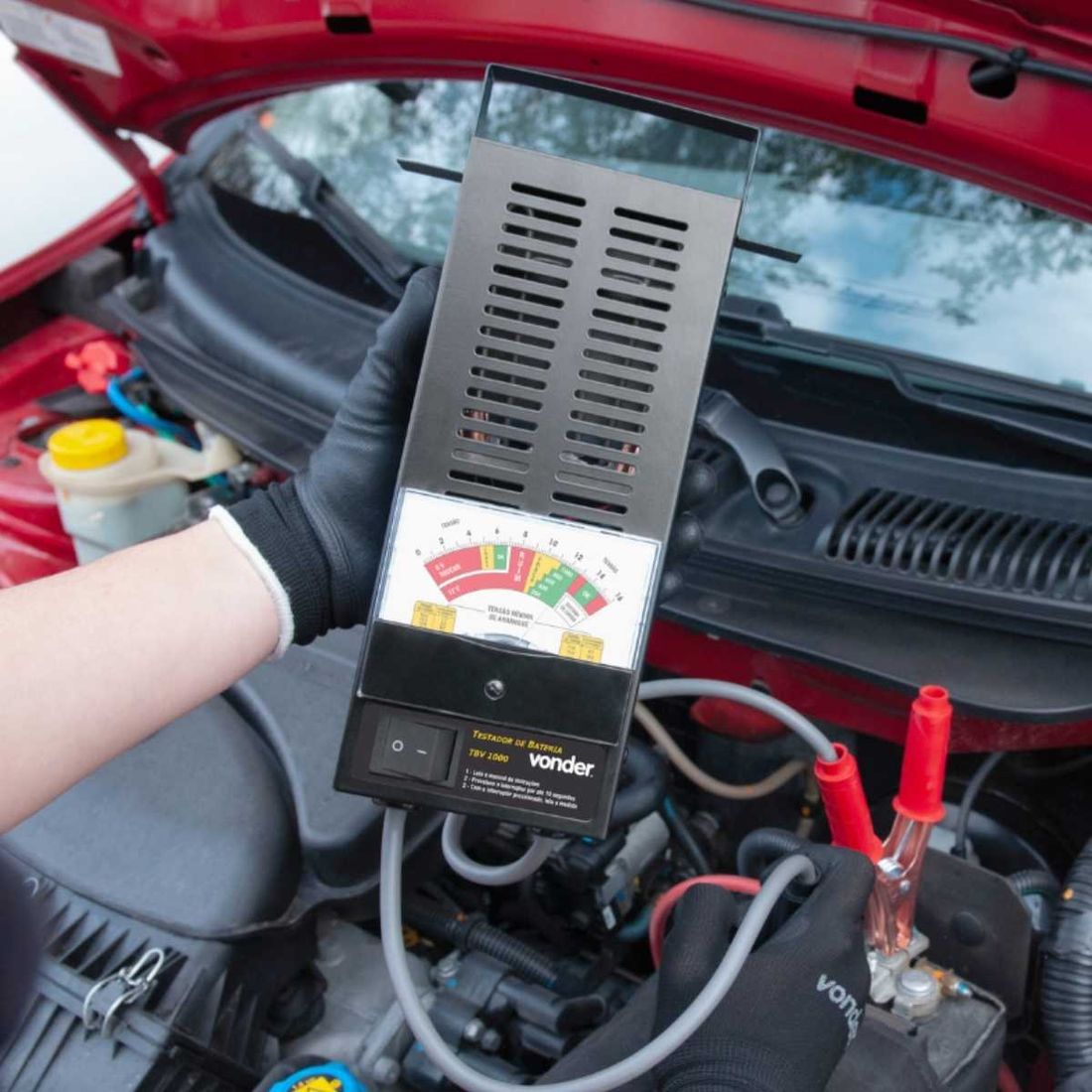 Testador de Bateria TBV1000 Vonder Testador de Bateria TBV1000 Vonder