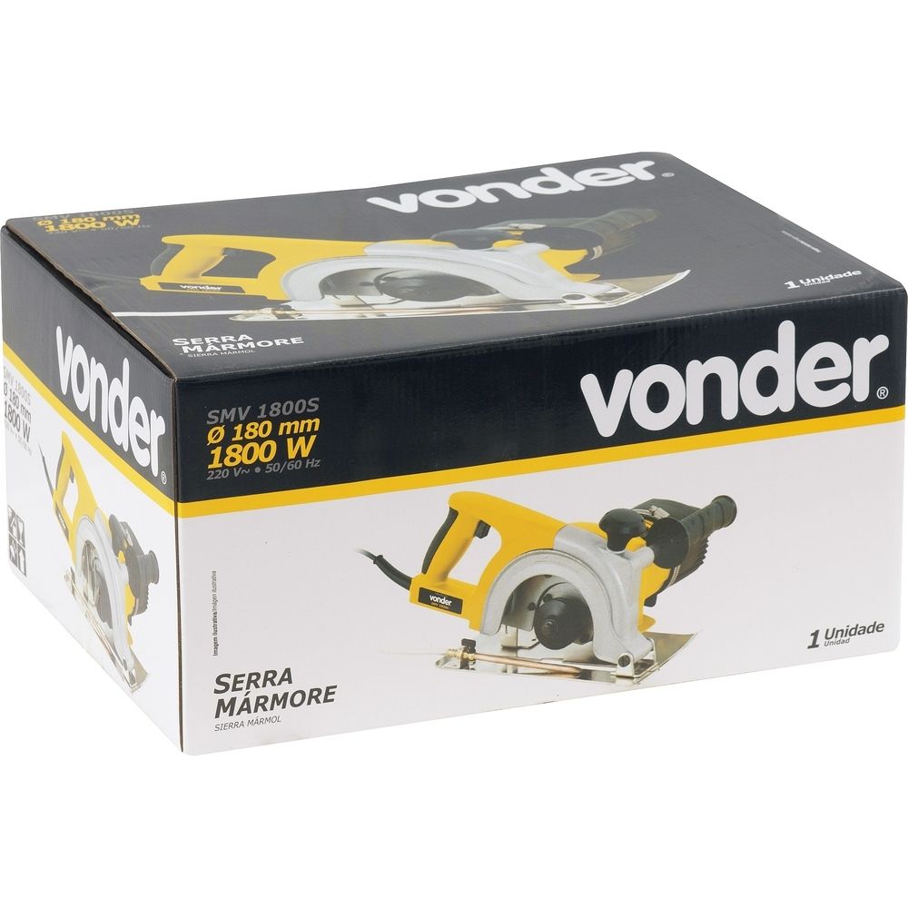 Serra Mármore 7.1/8" 1800W 220V SMV1800S Vonder 6001180220