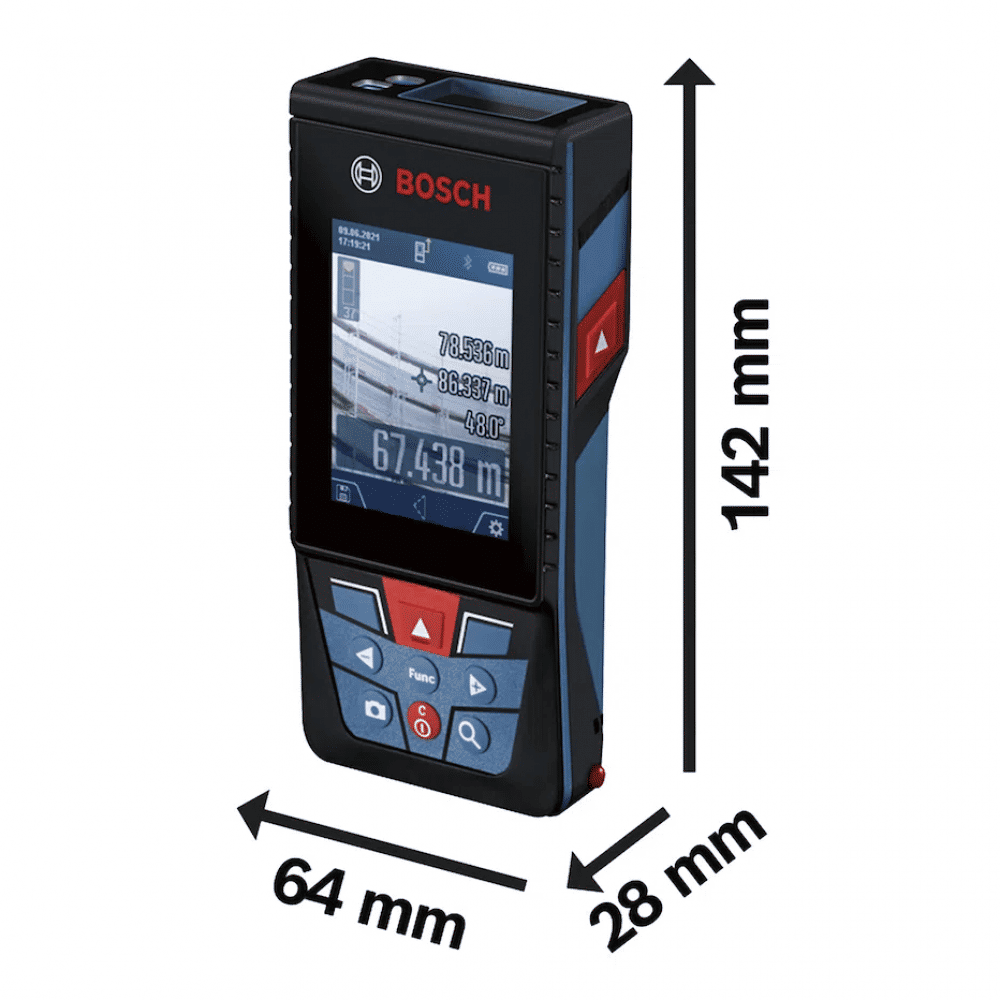 Medidor de Distância Externa a Laser 150m - GLM 150-27 C Bosch