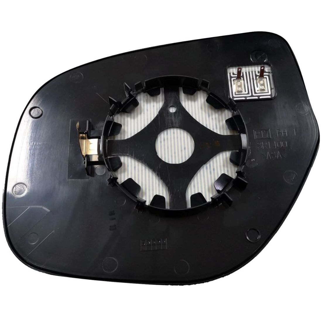 Lente Retrovisor Esquerdo Mitsubishi ASX 2010 Em Diante Com Pisca/ Redondo