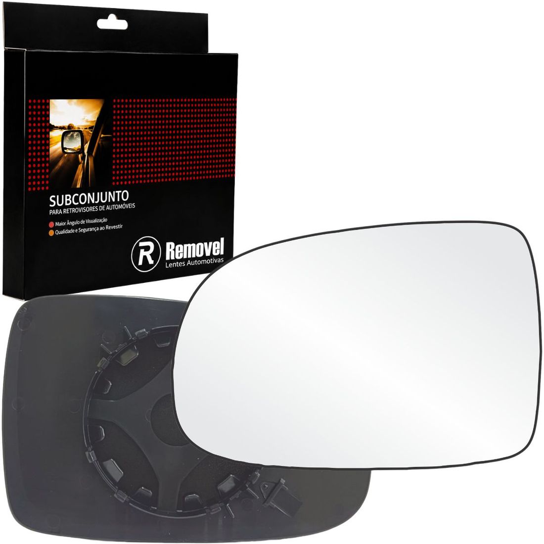 Lente Retrovisor Esquerdo GM Corsa 2003 A 2015 Montana 2003 A 2011
