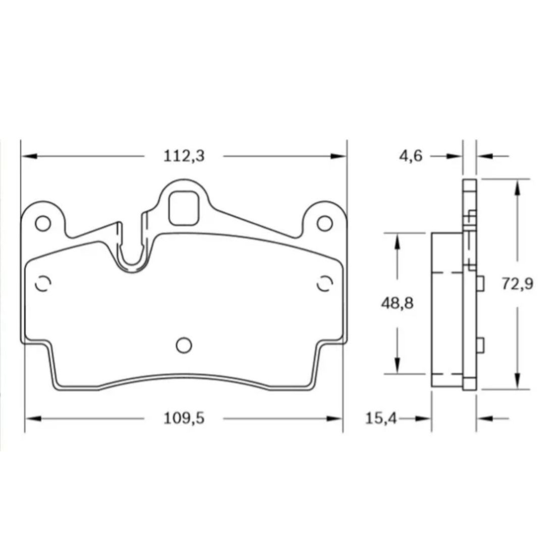 Pastilha Traseira Cerâmica Porsche Cayenne 4.8 2007 a 2010 Audi Q7 2006 a 2015