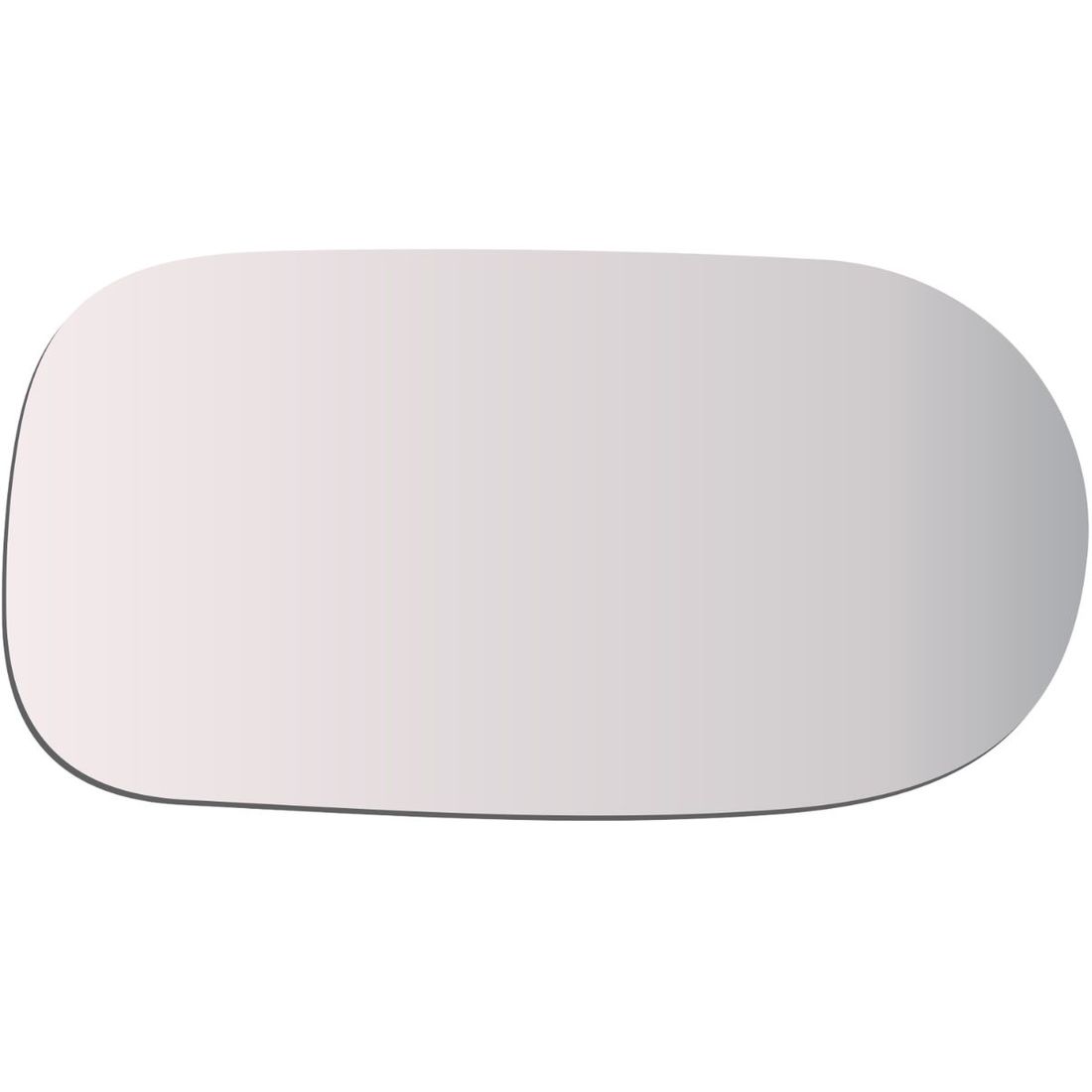 Lente Retrovisor Direito Fiat Palio Strada Siena 2001 A 2004 (Modelo Ficosa)