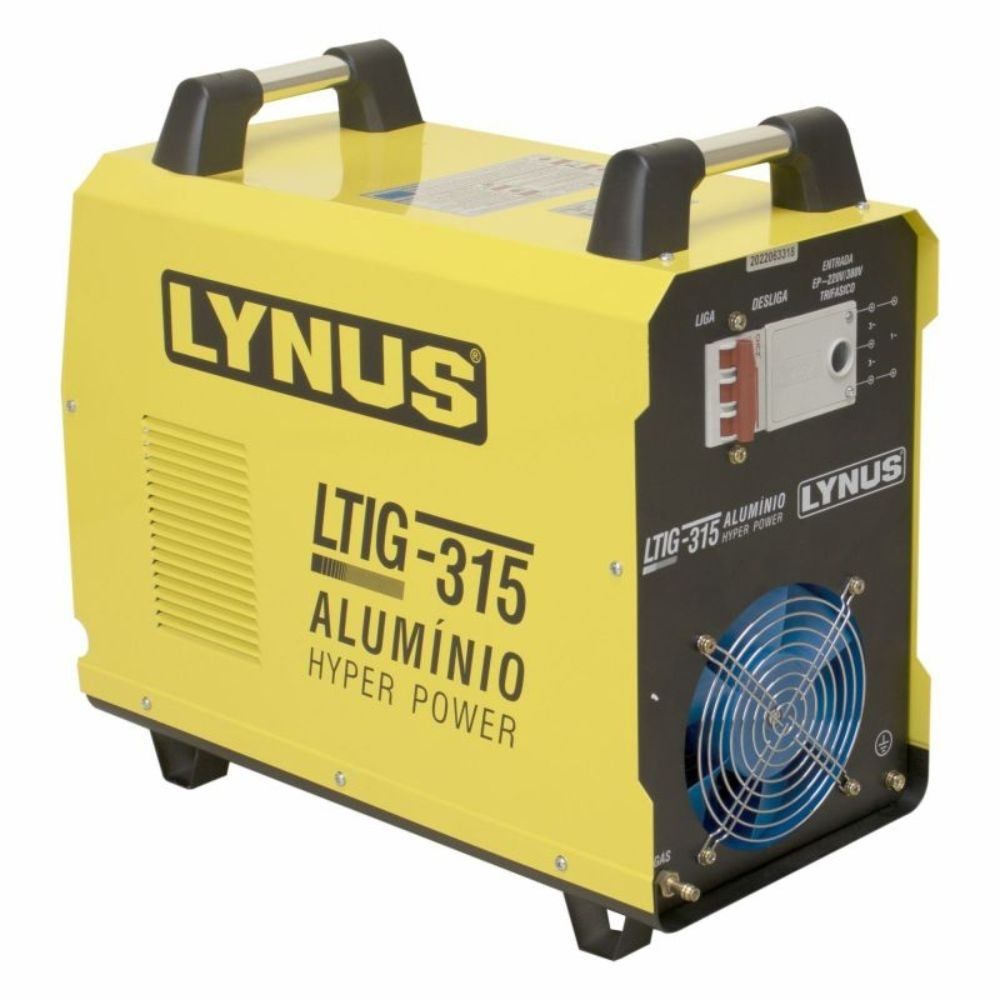 Inversor Solda MMA/TIG 220/380V LTIG AC/DC 315HP Lynus Inversor Solda MMA/TIG 220/380V LTIG AC/DC 315HP Lynus