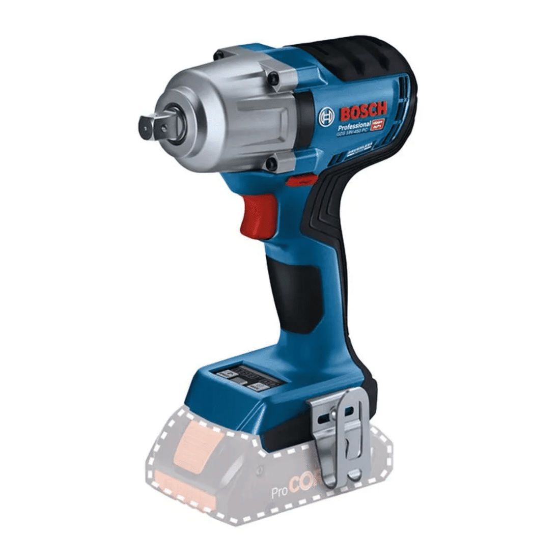 Combo Aspirador de Pó e Chave de Impacto Bosch + 2 Baterias e carregador 18v 4Ah